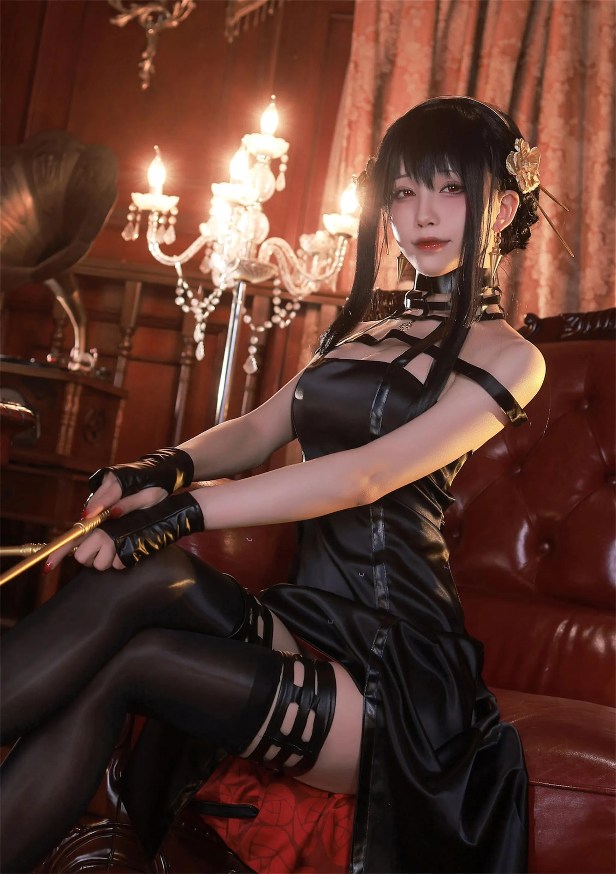 水淼Aqua – NO.118 约尔-黑礼服 [64P]插图4